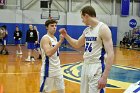MBBall vs Emmanuel  Wheaton College Men's Basketball vs Emmanuel College. - Photo By: KEITH NORDSTROM : Wheaton, basketball, team photo, MBBall2019